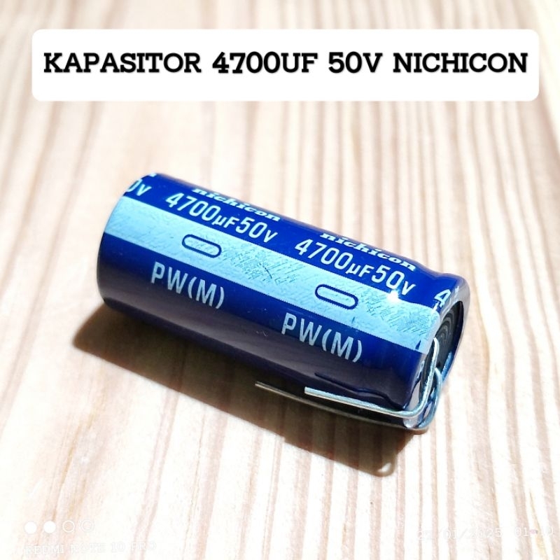 CAPASITOR ELCO 50V 4700UF NICHICON