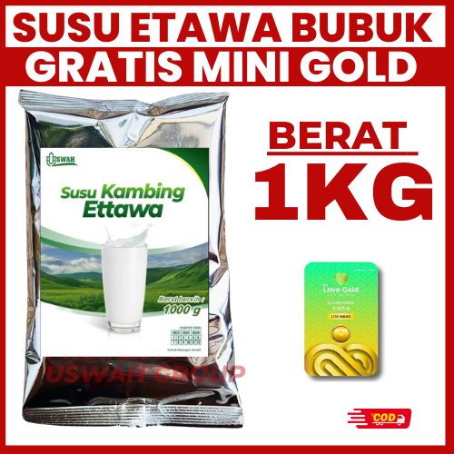 

Susu Kambing Etawa Bubuk 1Kg USWAH