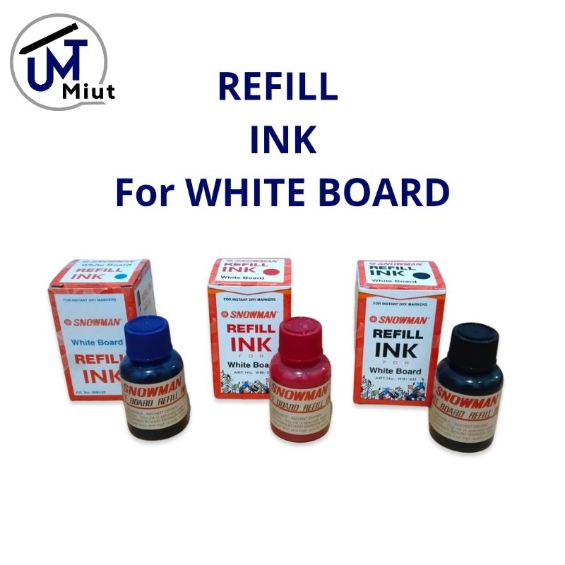 

Tinta spidol Snowman (NON PERMANENT) untuk White Board