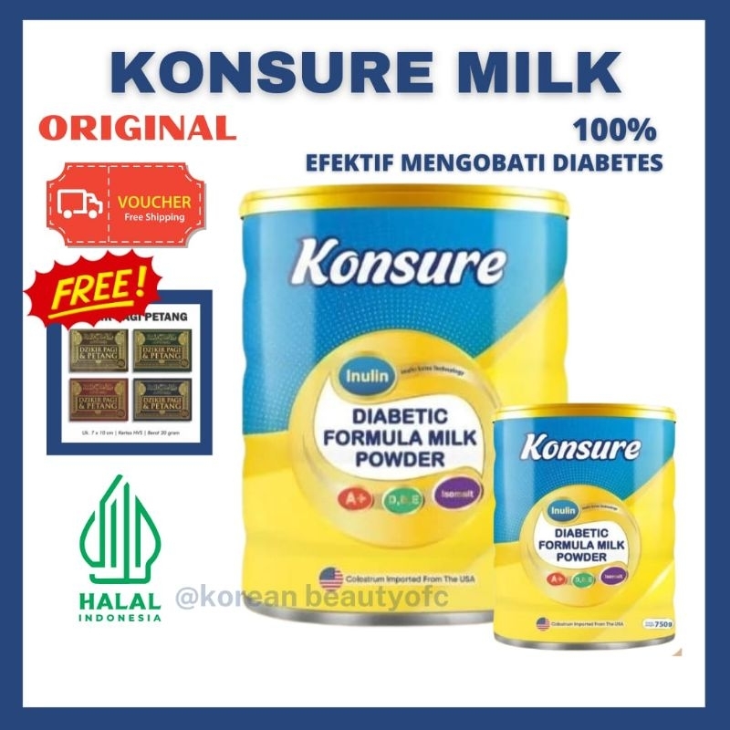 

ORIGINAL KONSURE MILK / SUSU KONSURE / SUSU DIABETES