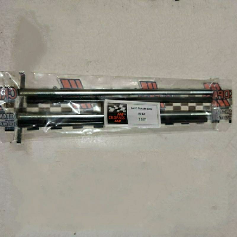 Baut Tanam Blok Beat Scoopy Spacy Vario 110 Karbu Fi eSP Set 2pcs Baud Angker Tusuk Sate Block Cylin