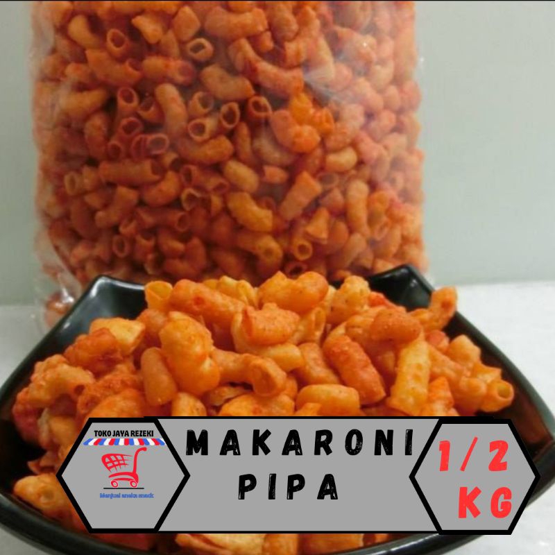 

1/2 KG MAKARONI PIPA PEDAS DAUN JERUK TERMURAH CEMILAN VIRAL SNACK KEMASAN BANTAT KRIUK RASA GURIH RENYAH