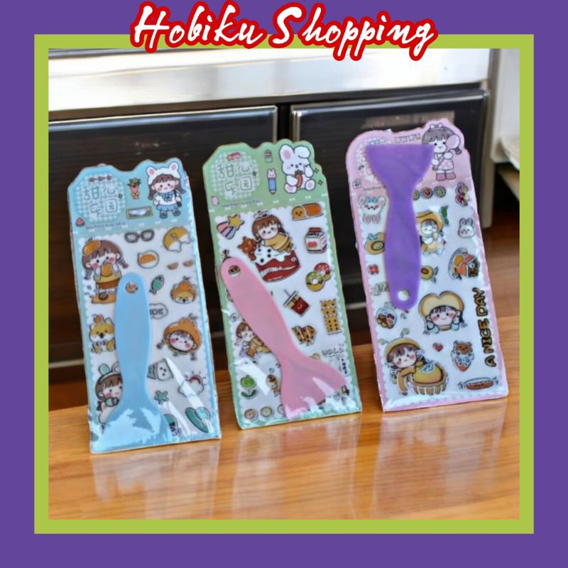 

Stiker Spatula Momo Jumbo 1 Lembar/DIY Sticker Spatula Momo