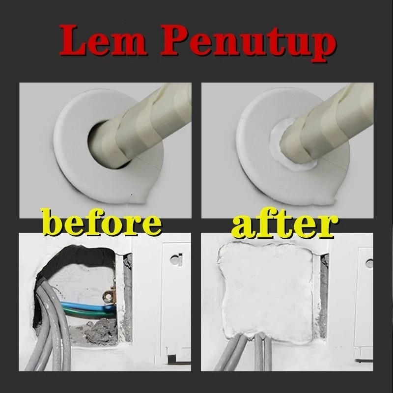 Dempul Tembok Dinding / Dempul Padat Lem Penutup Lubang / Dempul Padat Ajaib Serbaguna