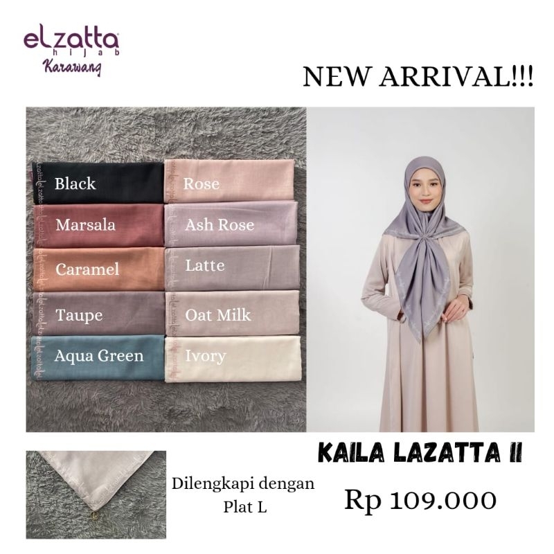 kaila lazatta II scarf terbaru elzatta hijab