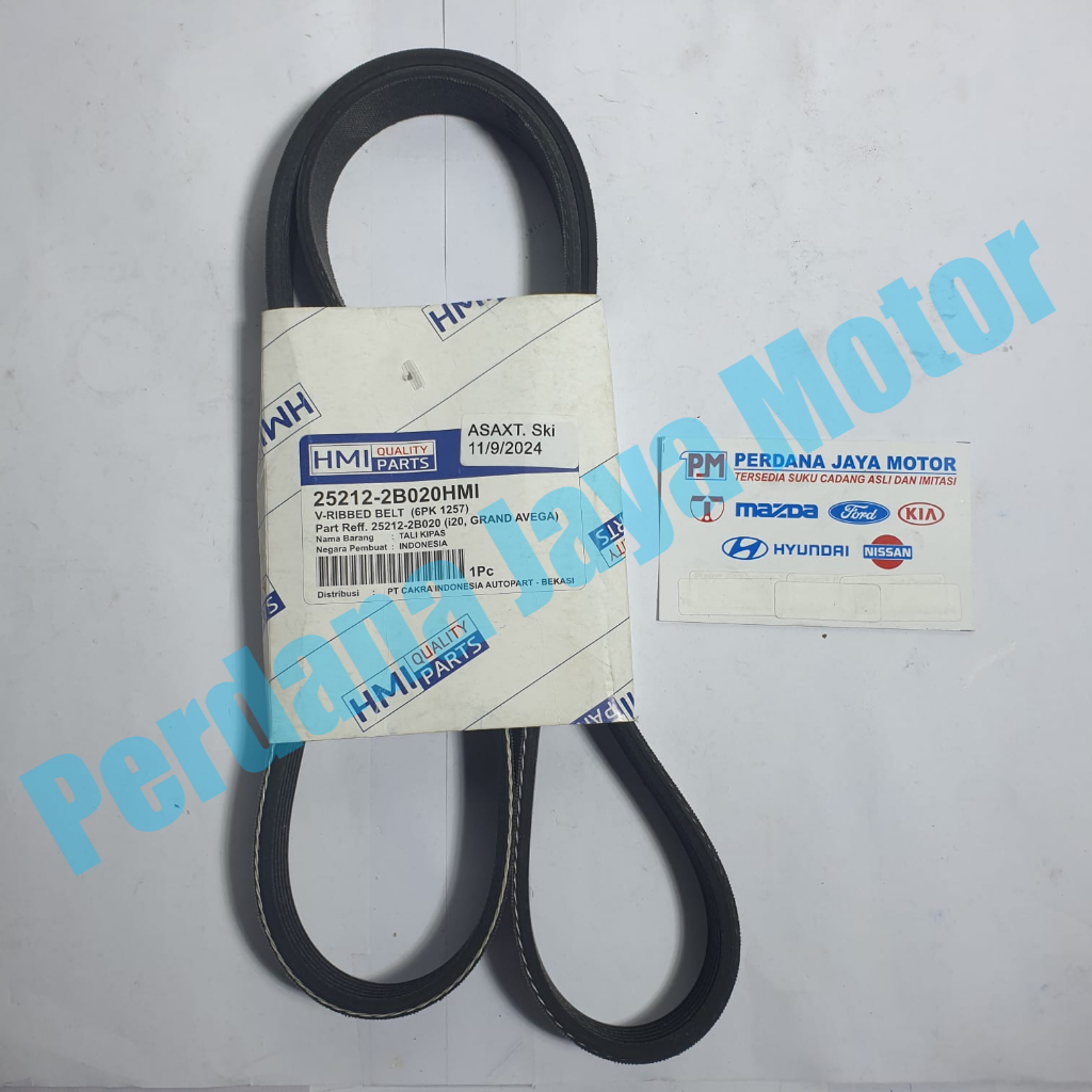 Fan Belt Tali Kipas Hyundai Grand Avega i20 i-20 All New Rio