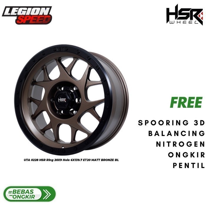 Jual Velg Mobil ring 20 lebar 9 hsr uta free ongkir