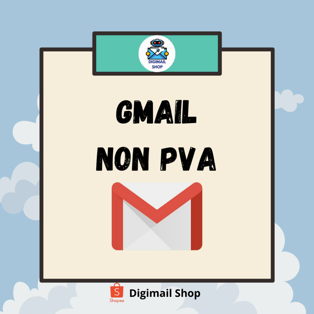 Gmail Non Pva No Verif Permanen bergaransi Akun Domain@gmail.Com Best Quality Fresh Termurah
