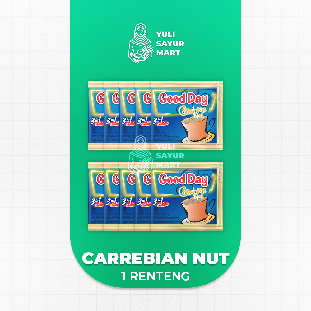 

Good Day Carrebian Nut 20g 1 Renteng - Yuli Sayur Mart