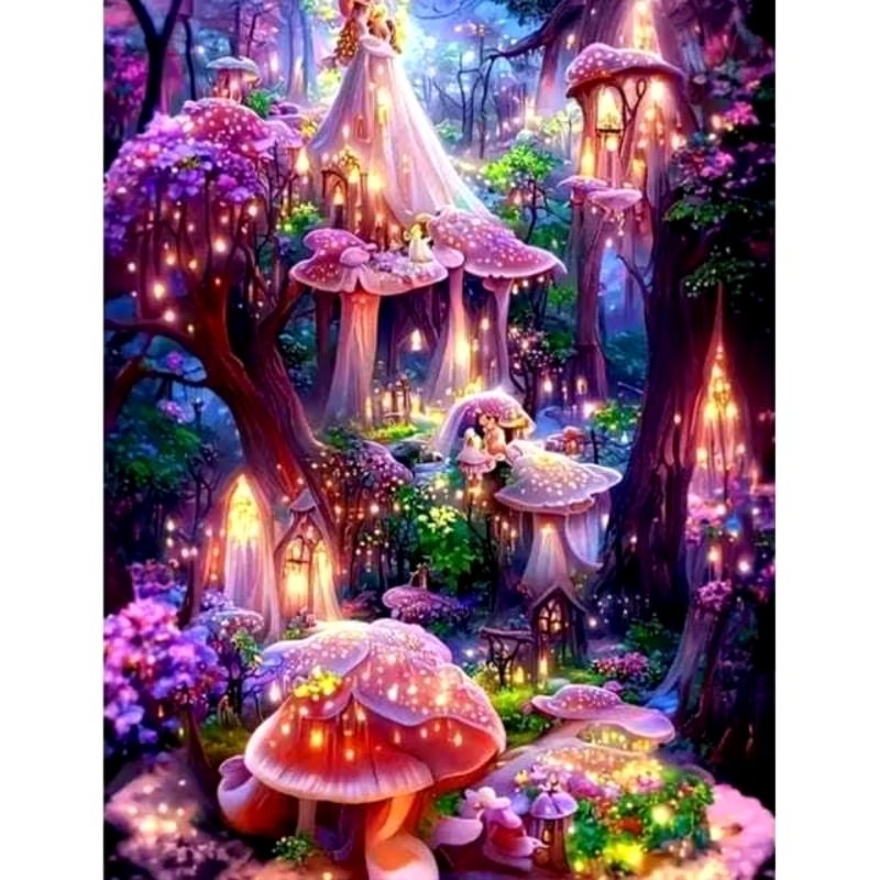 

Acrylic Diamond 5D Set Full Drill Set Popular DIY diamond painting DIY 35x35xm Diamond 30x40cm Populer Lukisan