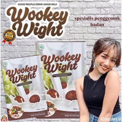 

1 BOX Wookey Weight - Susu Penambah Berat Badan 200gr Paket Nutrisi
