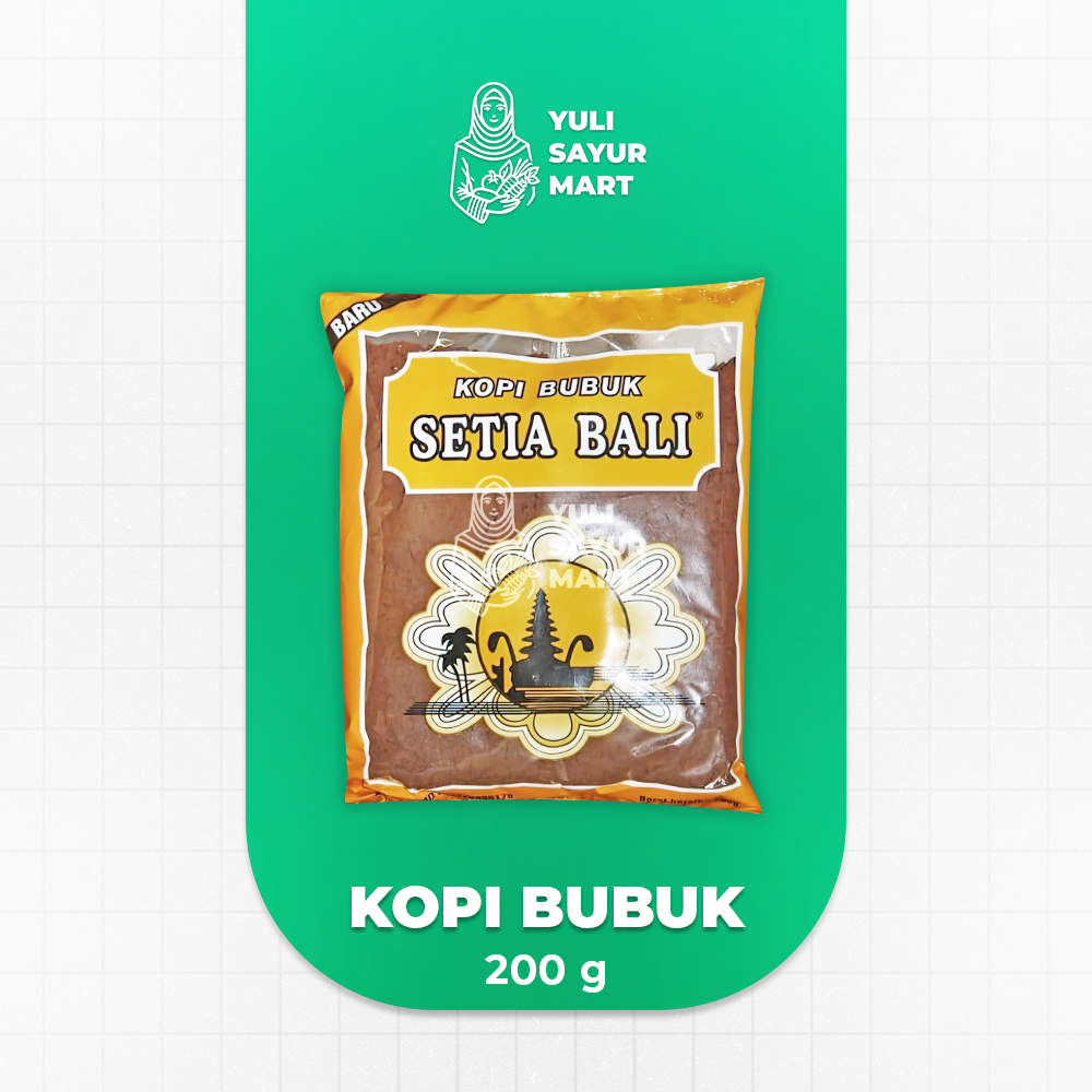 

Setia Bali Kopi Bubuk 200g - Yuli Sayur Mart