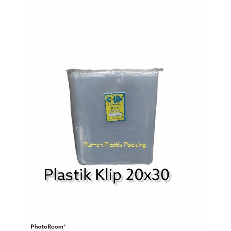 Plastik klip ziplock 20x30 plastik zipper lock plastik baju kaos Hijab