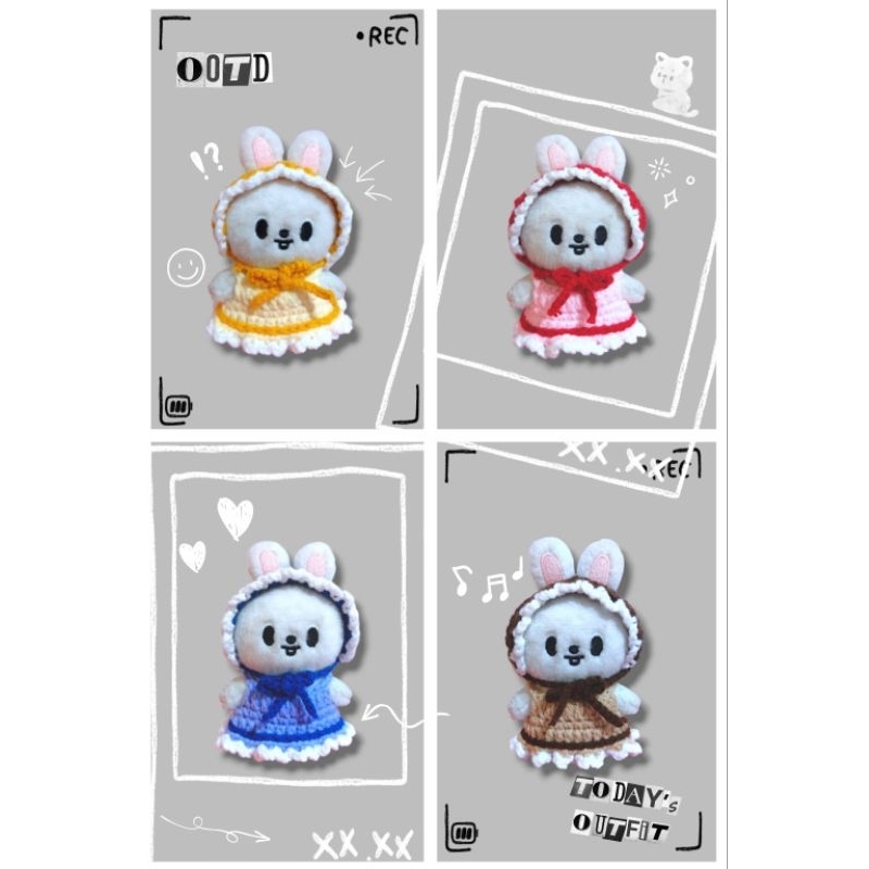 Baju rajut skzoo 10cm