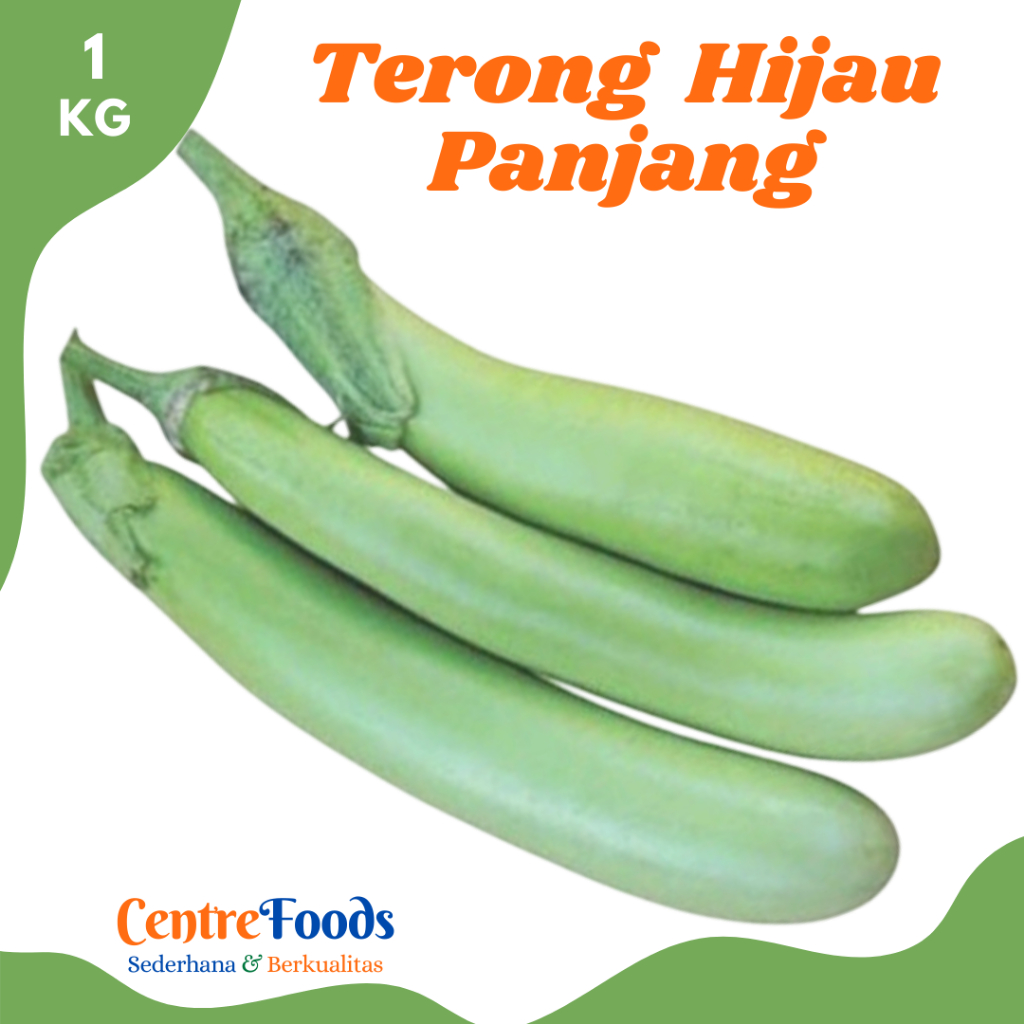 

TERONG HIJAU Panjang - Sayur Terong Hijau Panjang Fresh | 1.000gr [ Harga Per KG ]