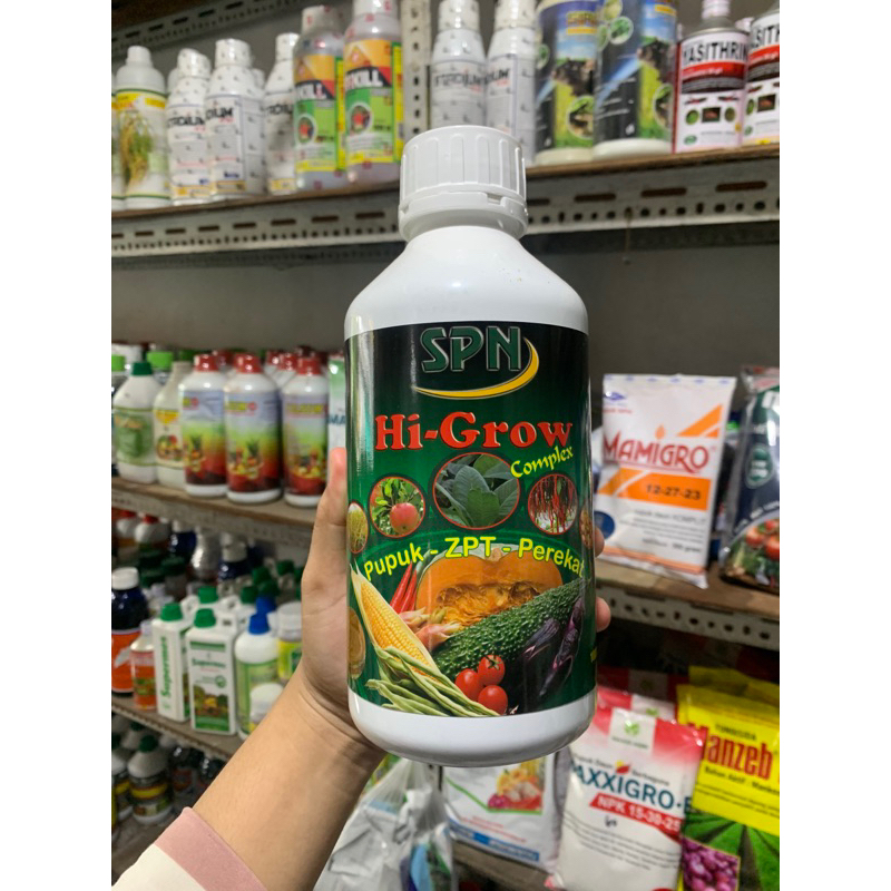 HI-Grow Complex SPN (pupuk-ZPT-Perekat) kemasan 1L