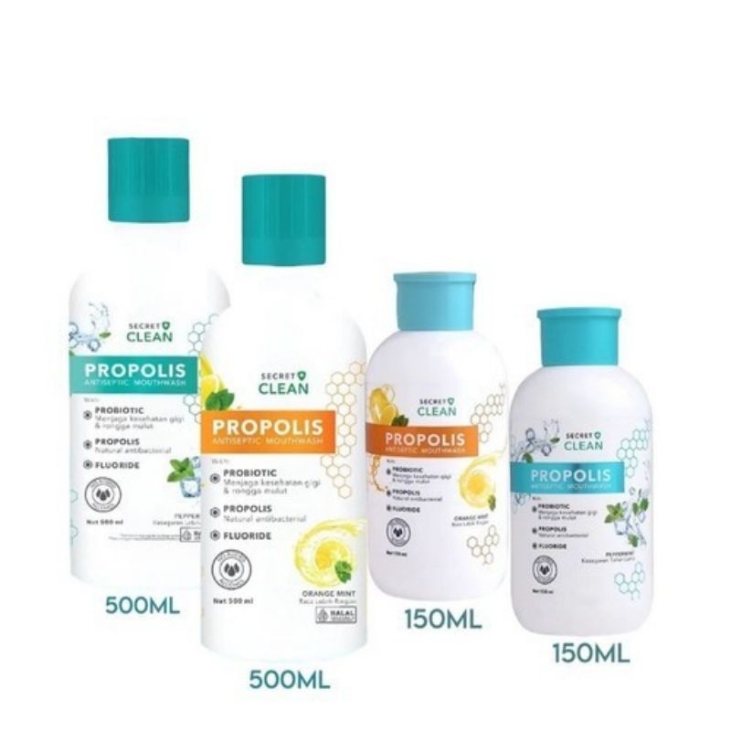 secret clean propolis obat kumur