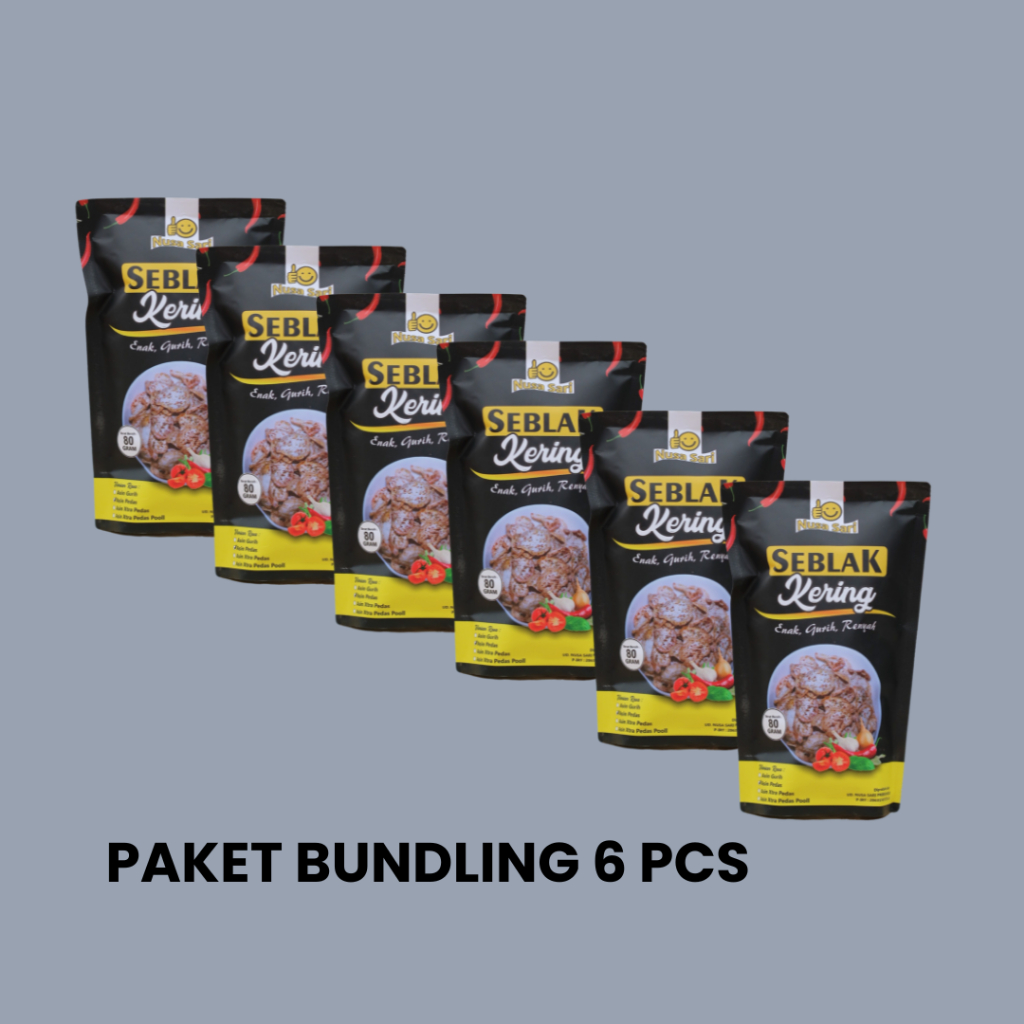 

SEBLAK KERING NUSA SARI PAKET BUNDLING 6 PCS