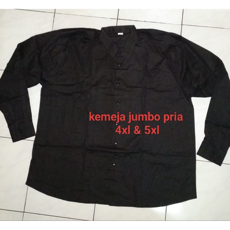 Kemeja pria jumbo 5xl