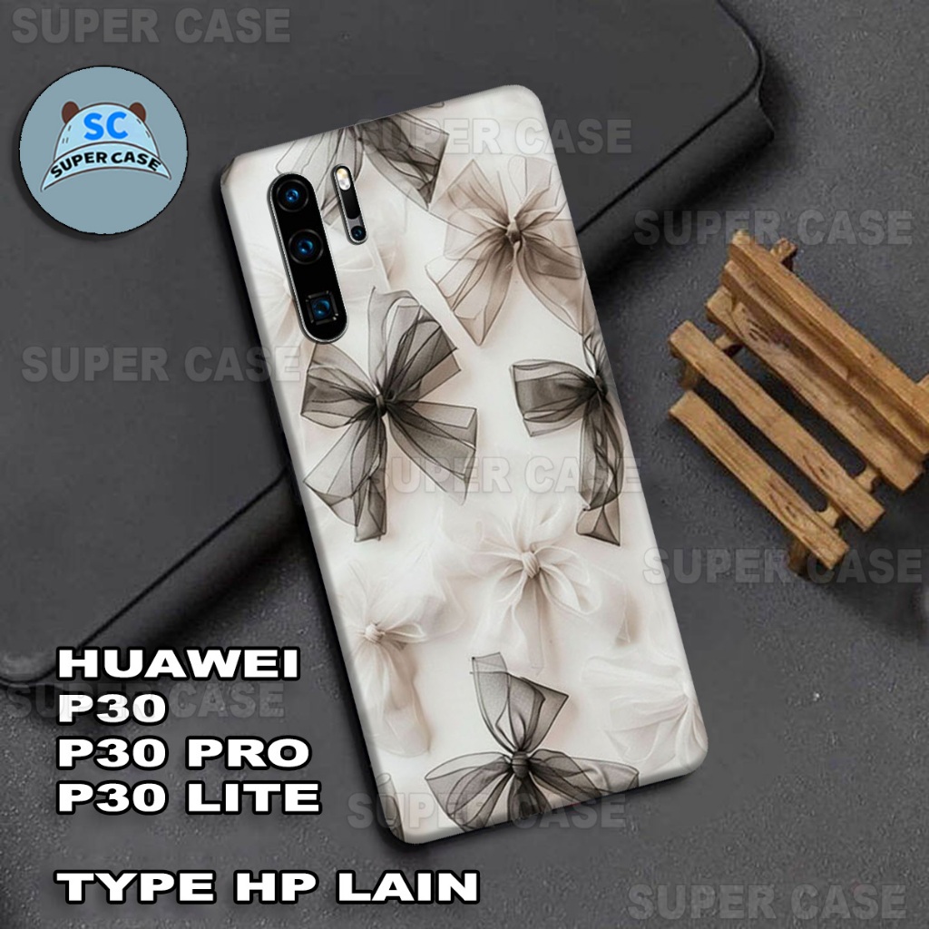 (Q7) Case HP untuk  HUAWEI P30 / P30 PRO / P30 LITE  Terbaru | MOTIF  PITA | Kesing HUAWEI P30 / P30