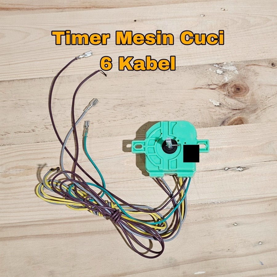 Timer Wash 6 Kabel Timer Penggilas Pencuci Mesin Cuci Kabel 3 Kaki Lurus