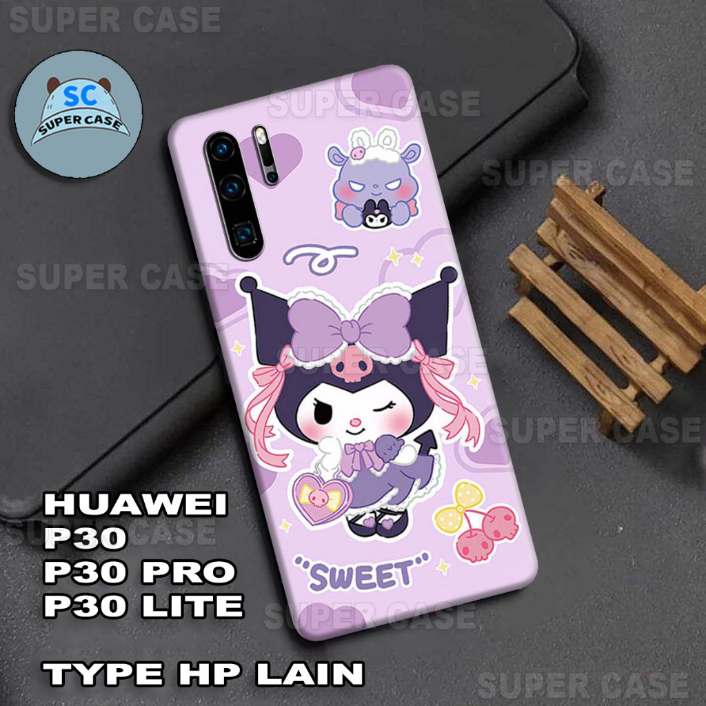 (Q9) Case HP untuk  HUAWEI P30 / P30 PRO / P30 LITE  Terbaru | MOTIF  ANIME LUCU | Kesing HUAWEI P30