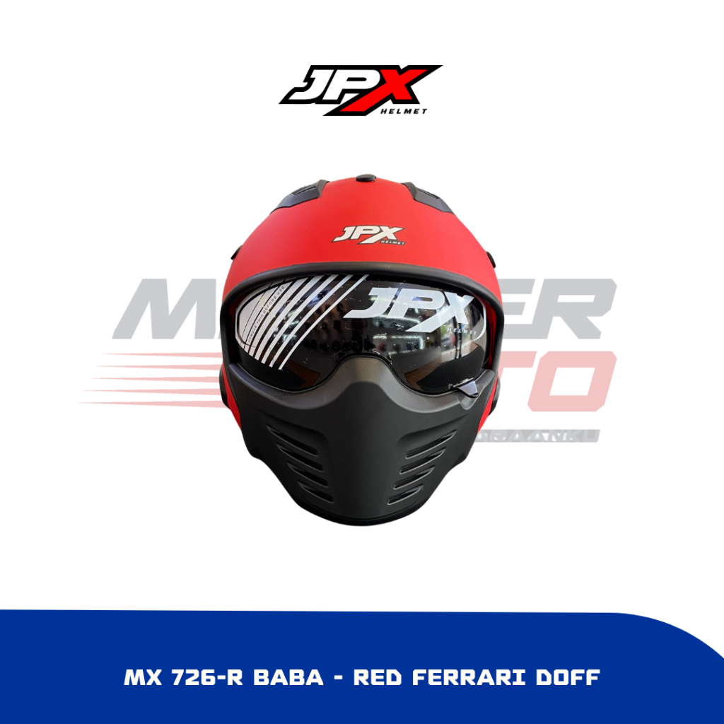 Helm Full Face JPX MX 726-R Baba