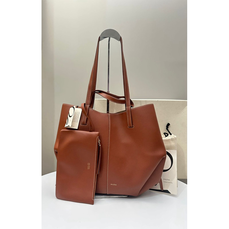 POLENE BAG, NBU/NEW Polene Regular Cyme Cognag