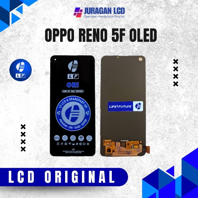 LCD Oppo Reno 5F Oled Fingerprint Original fullset touchscreen Life future