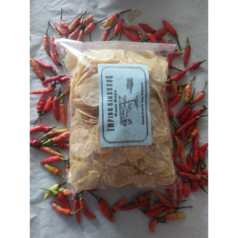 

(anugerah) emping singkong rasa keju 500 gram