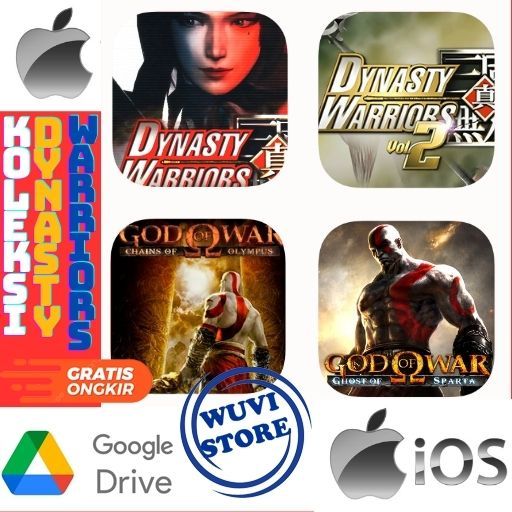 IOS Dynasty PPSSPP Koleksi Game | Bisa di  IOS / Android / PC Plus Emulator | Beli 3 Gratis 1