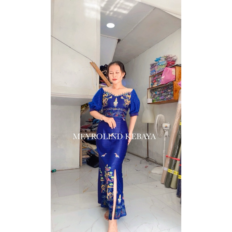 LONGDRESS KEBAYA / MEYROLIND KEBAYA / CUSTOM DRESS / JAHIT / KEBAYA PREMIUM