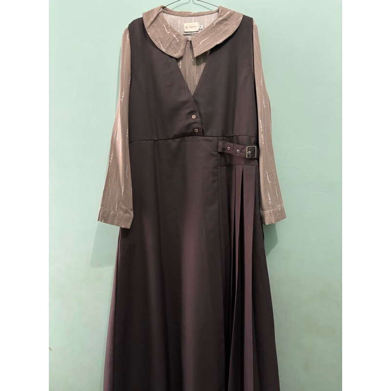 Preloved Jilbrave Maggie Overall Brown