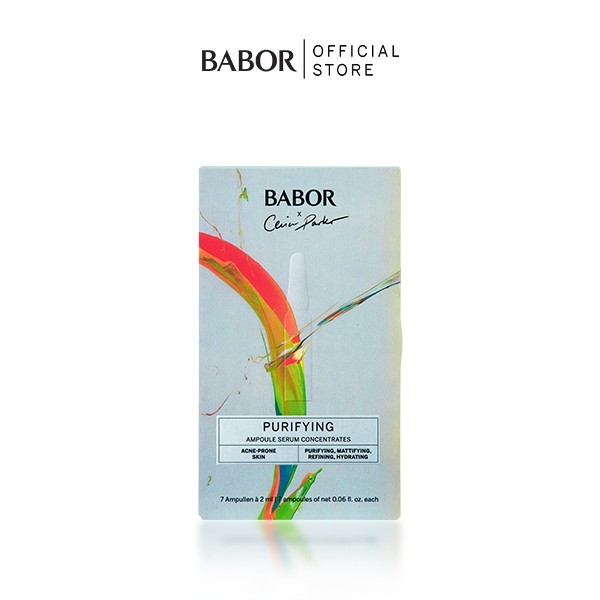 BABOR x Cevin Parker Purifying Ampoule / Babor Clear Ampoule 7x2 ml