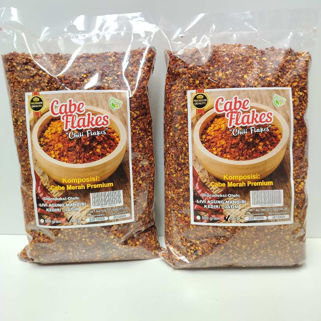 

CABE GILING KASAR - RED HOT CHILI FLAKES GRADE A