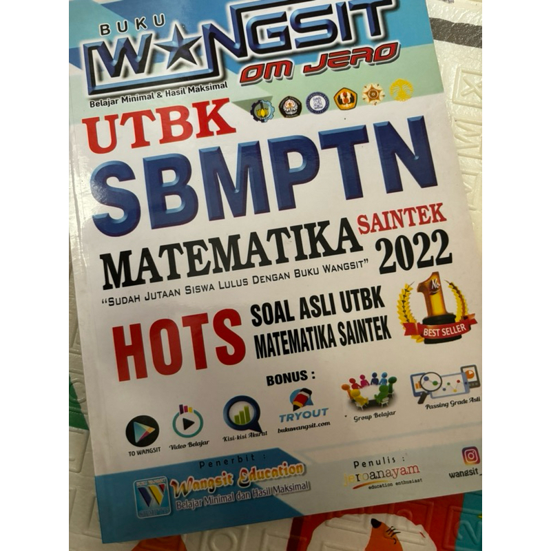 BUKU WANGSIT UTBK SBMPTN MATEMATIKA 2022