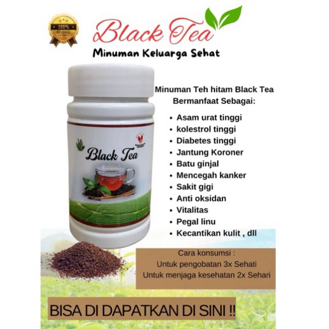 

Black Tea | Teh hitam penurun kolestrol dan asam urat