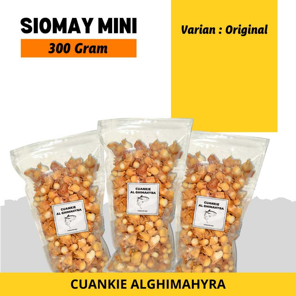

Siomay Mini Kering 300Gram Original Toping Seblak Mie Bakso