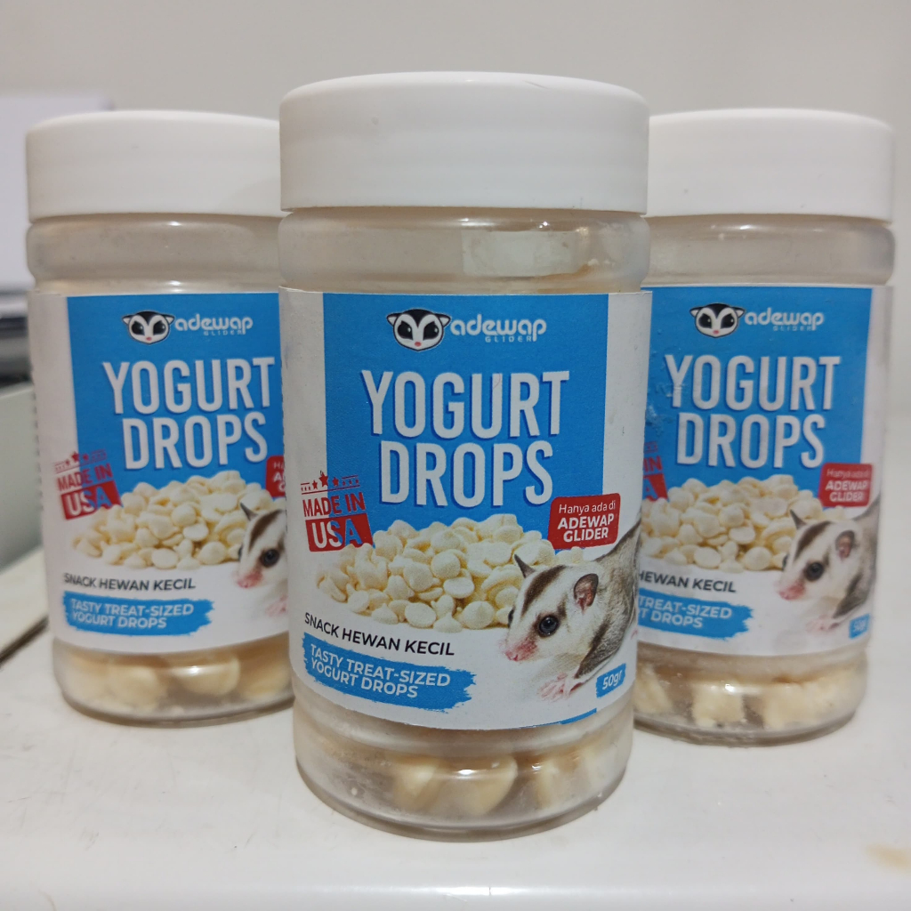 ADEWAP GLIDER Yogurt Drop Sugar Glider Snack Susu Sugar Glider