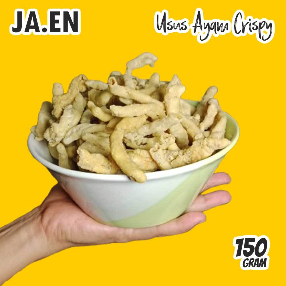 

Keripik Usus Ayam Crispy JAEN Original 150 Gram - Gurih dan Renyah.