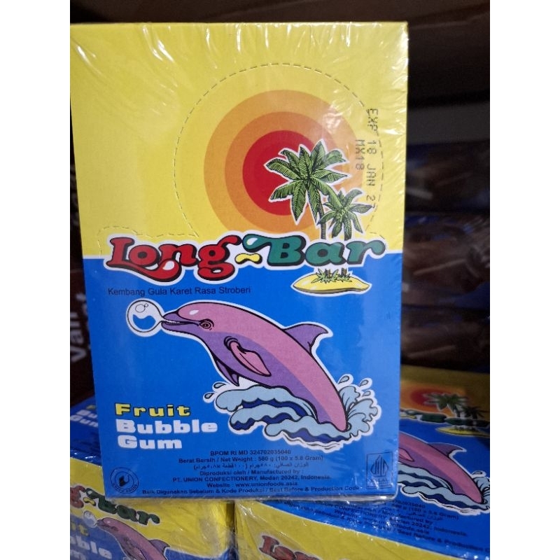 

Longbar box // 100 pcs // bubble gum