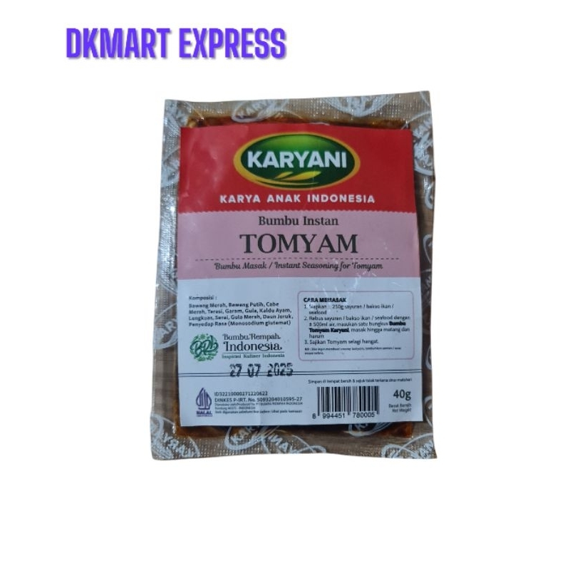 

Bumbu Instan Tomyam Karyani 40gram
