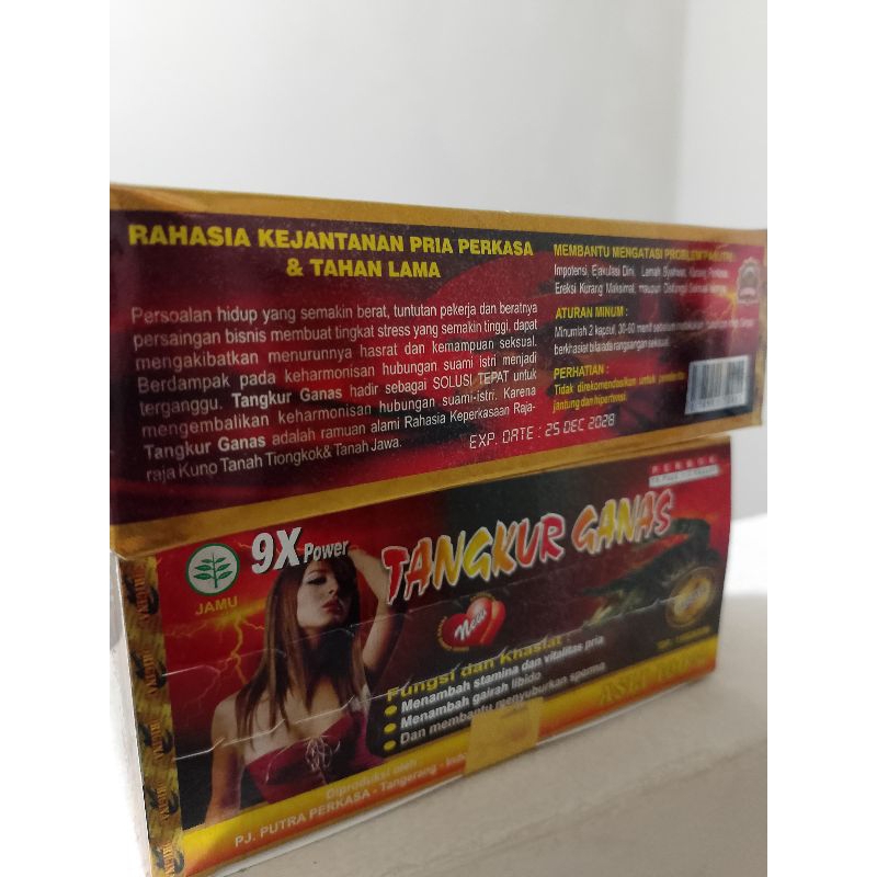 Herbal Kapsul TG 9X Power Strong  (10sachet)