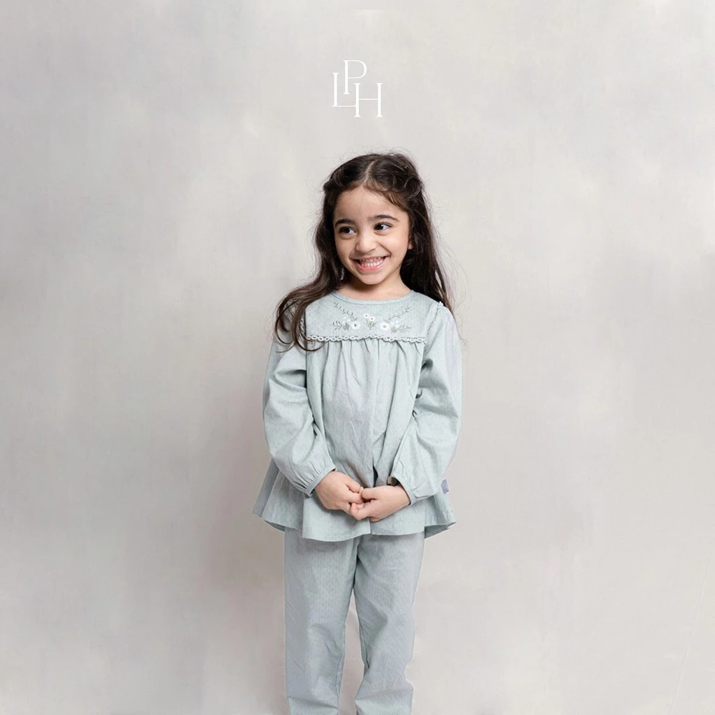 Little Palmerhaus - Baju Lebaran 2025 - Yarra Girl Attire Set (Setelan Tunik Anak Perempuan Usia 1-6
