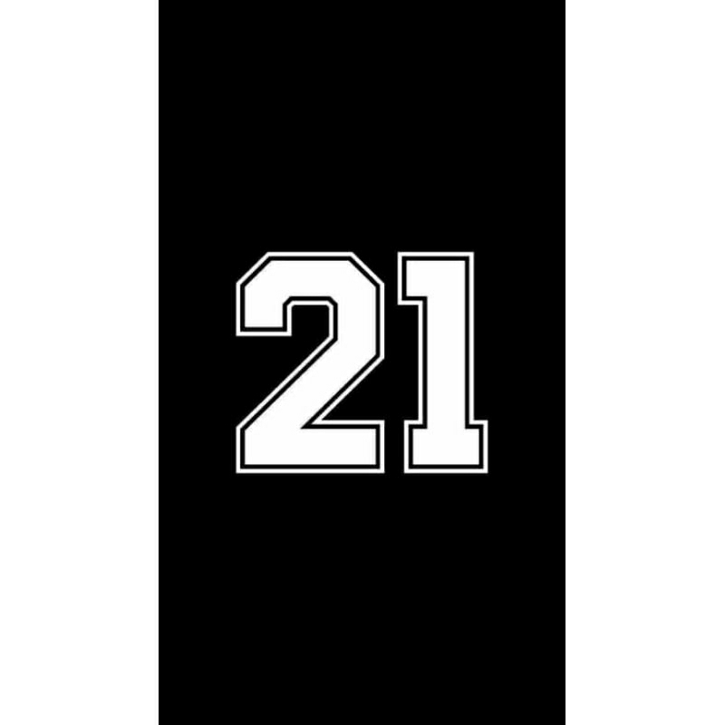 

stiker angka 21