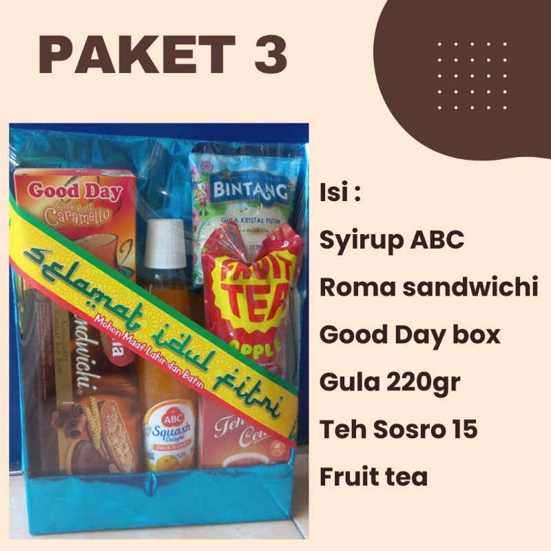 

Parcel lebaran paket 3 || Parcel lebaran murah || hampers lebaran || parcel lebaran idul fitri