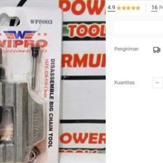 

Alat Potong Rantai WIPRO WP 8003 Pemotong Chain Detacher Besar 420-530