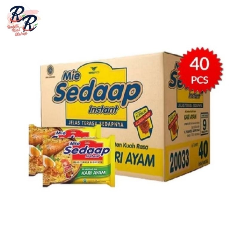 

MIE SEDAAP KARI AYAM 1 DUS ISI 40 PCS