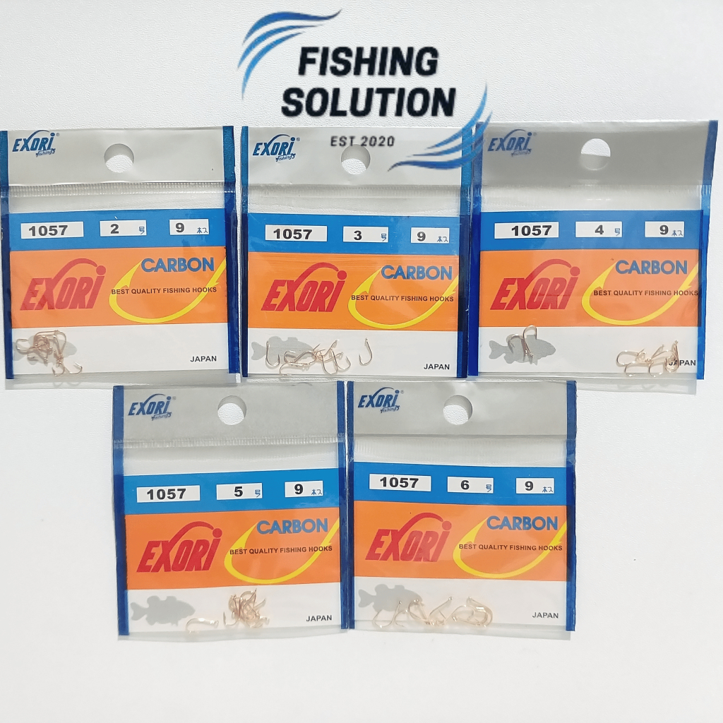 Kail Pancing Carbon Jepang Exori Tipe 1057 / Keiryu / Emas