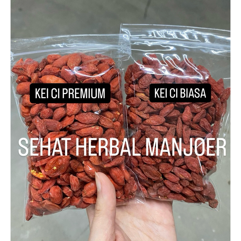 

Kei Ci / Goji berry Premium Quality ukuran besar bagus / Gojiberry / kichi / kiche / wolfberry / jiuji 100gr